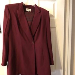 Burgundy Pant Suit